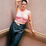 Pinstripe Belly Button Trousers