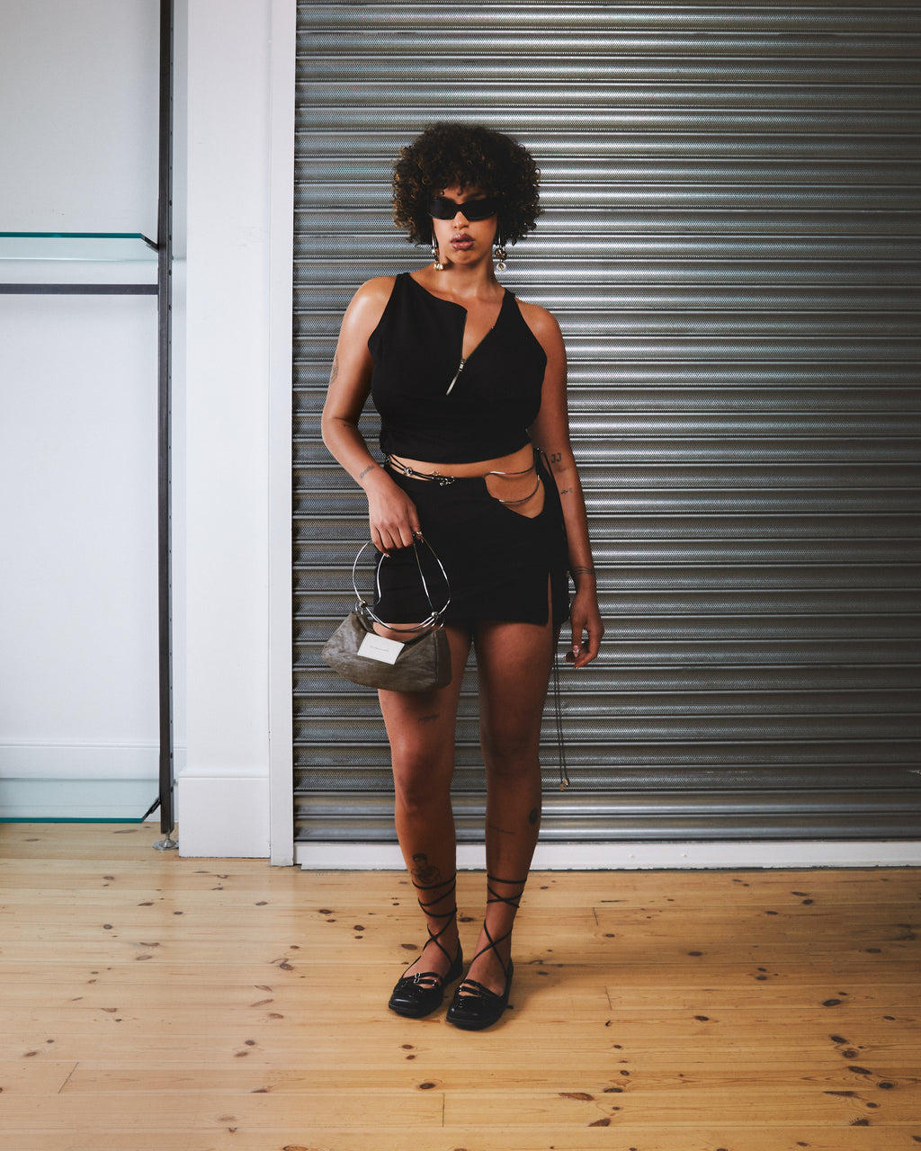 Barely There Mini Skirt - Black