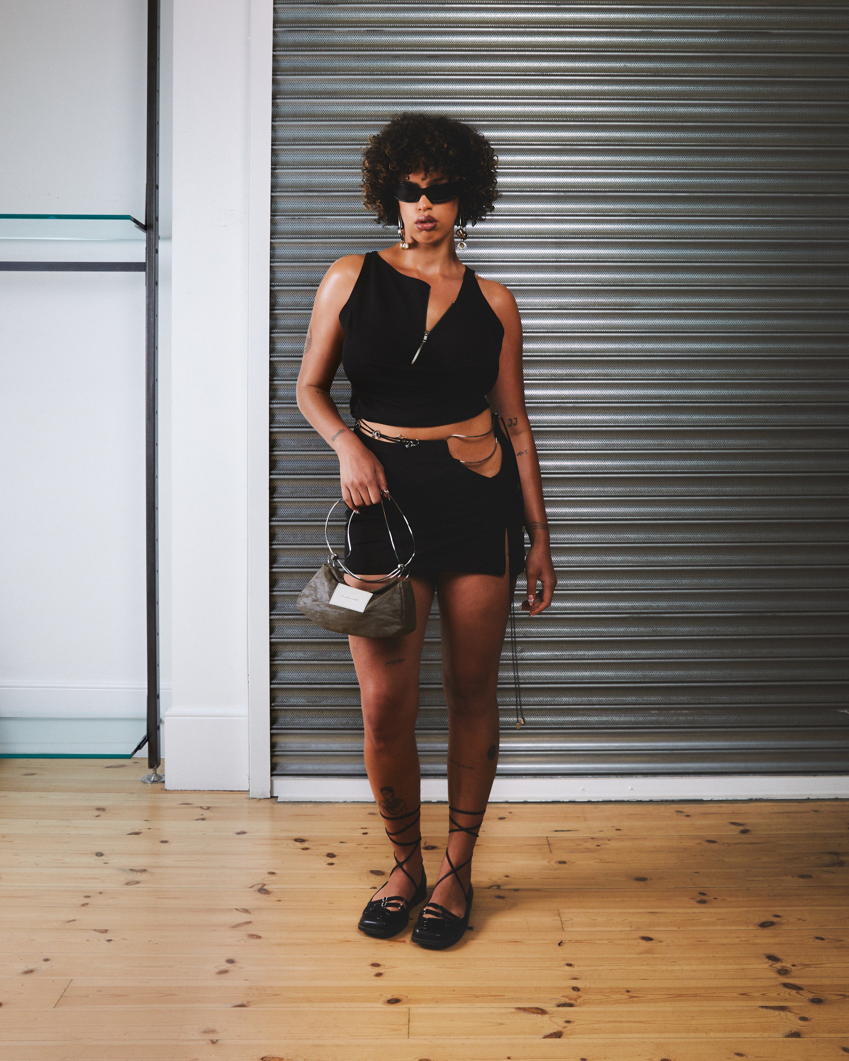 Barely There Mini Skirt - Black