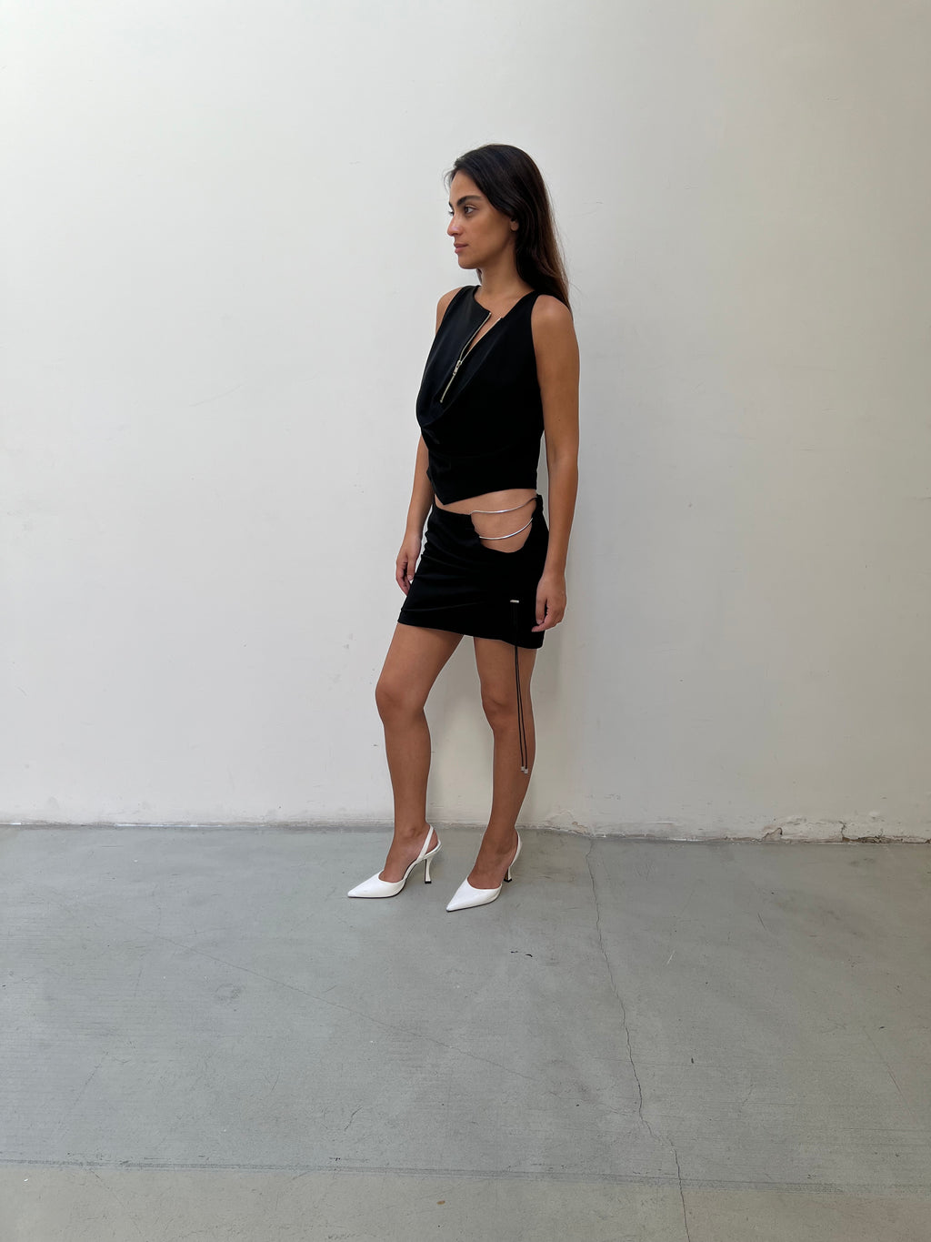 Barely There Mini Skirt - Black