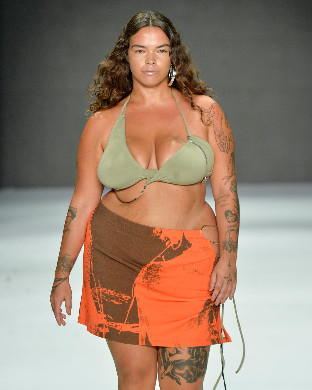 Barely There Mini Skirt - Sunburn Print