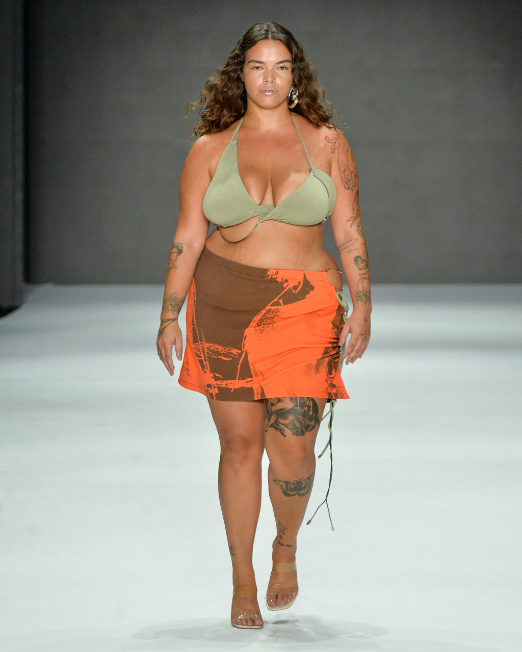 Barely There Mini Skirt - Sunburn Print
