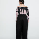 Blur Off-Shoulder Top