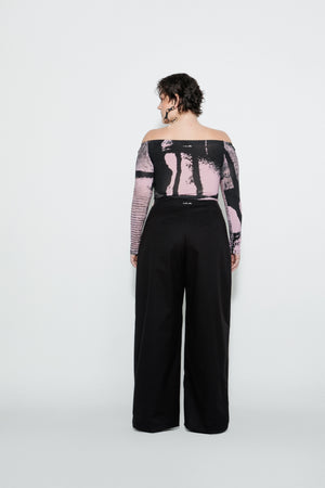 Blur Off-Shoulder Top