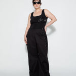 Multi Strap Boyfriend Trousers
