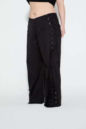 Multi Strap Boyfriend Trousers