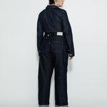 Mesh Detail Straight-Leg Jeans