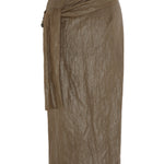 Knotted Wrap Skirt