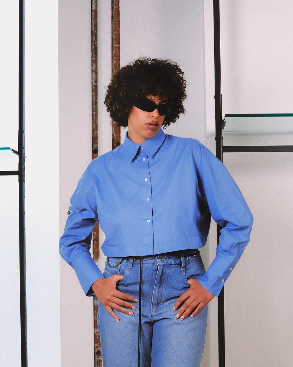 Cropped Boxy KV Shirt