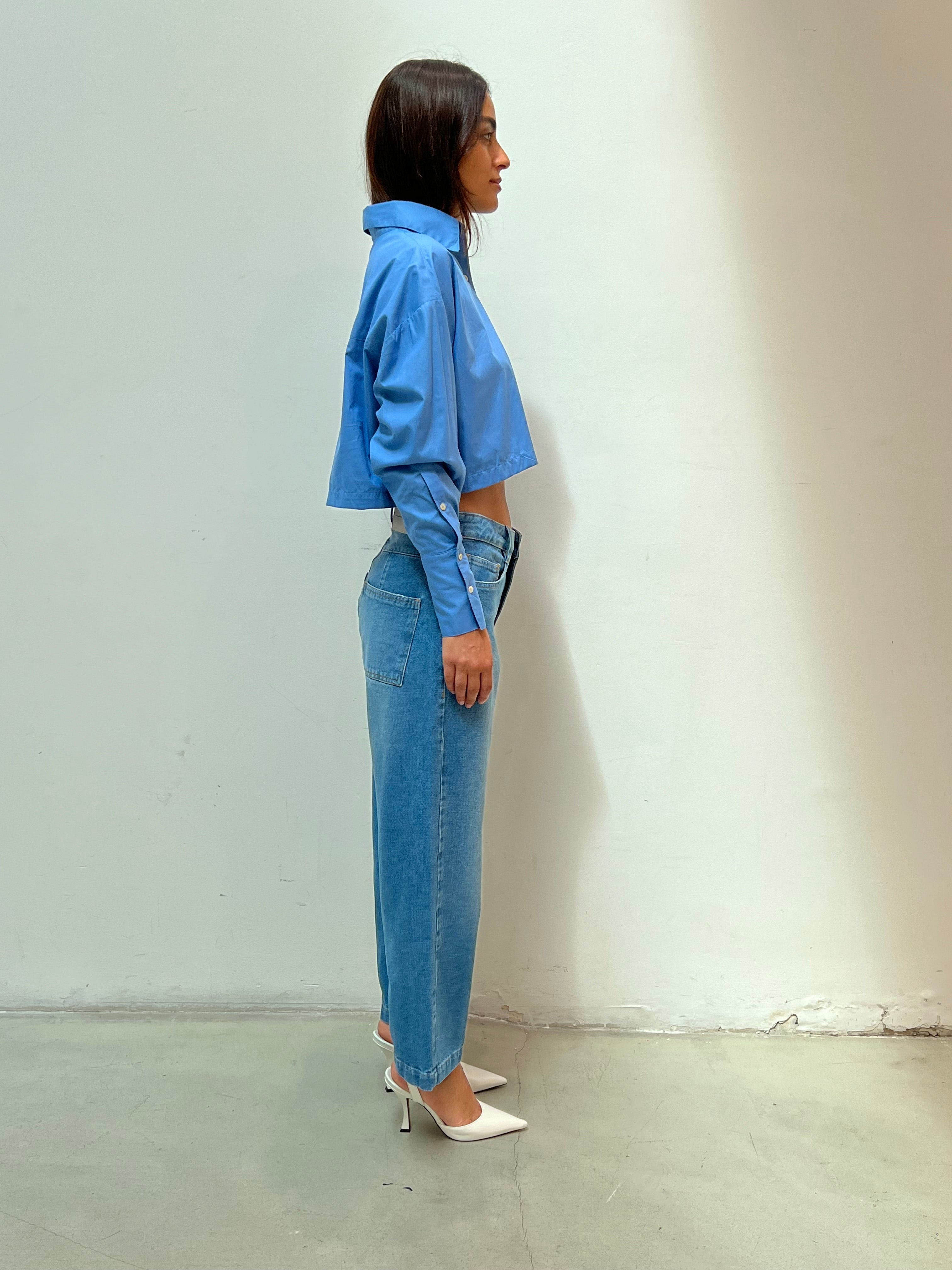 Cropped Boxy KV Shirt