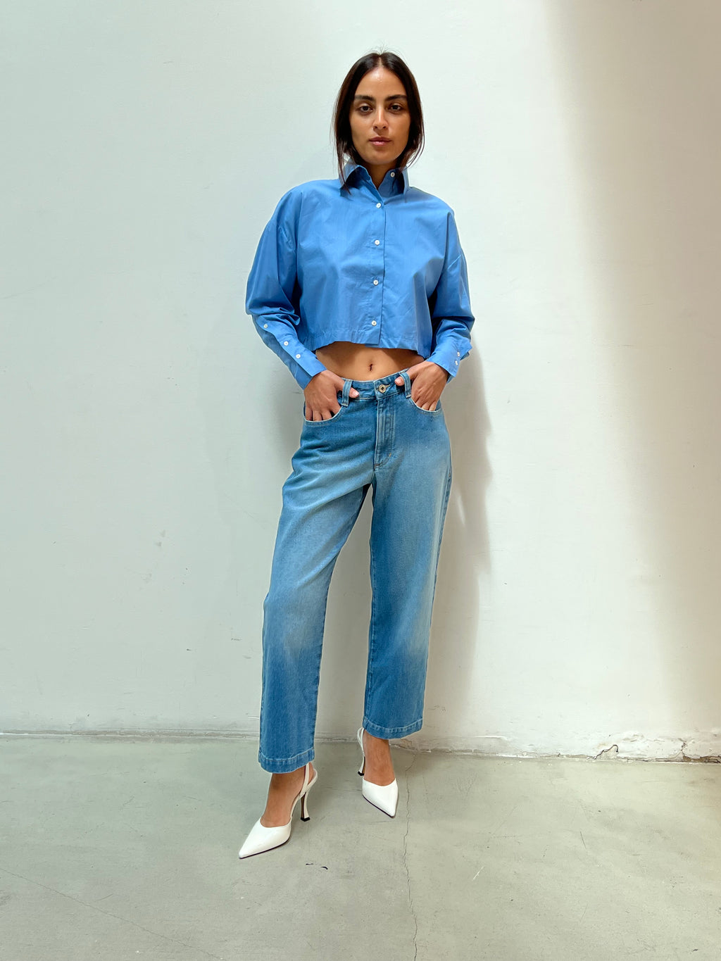 Cropped Boxy KV Shirt