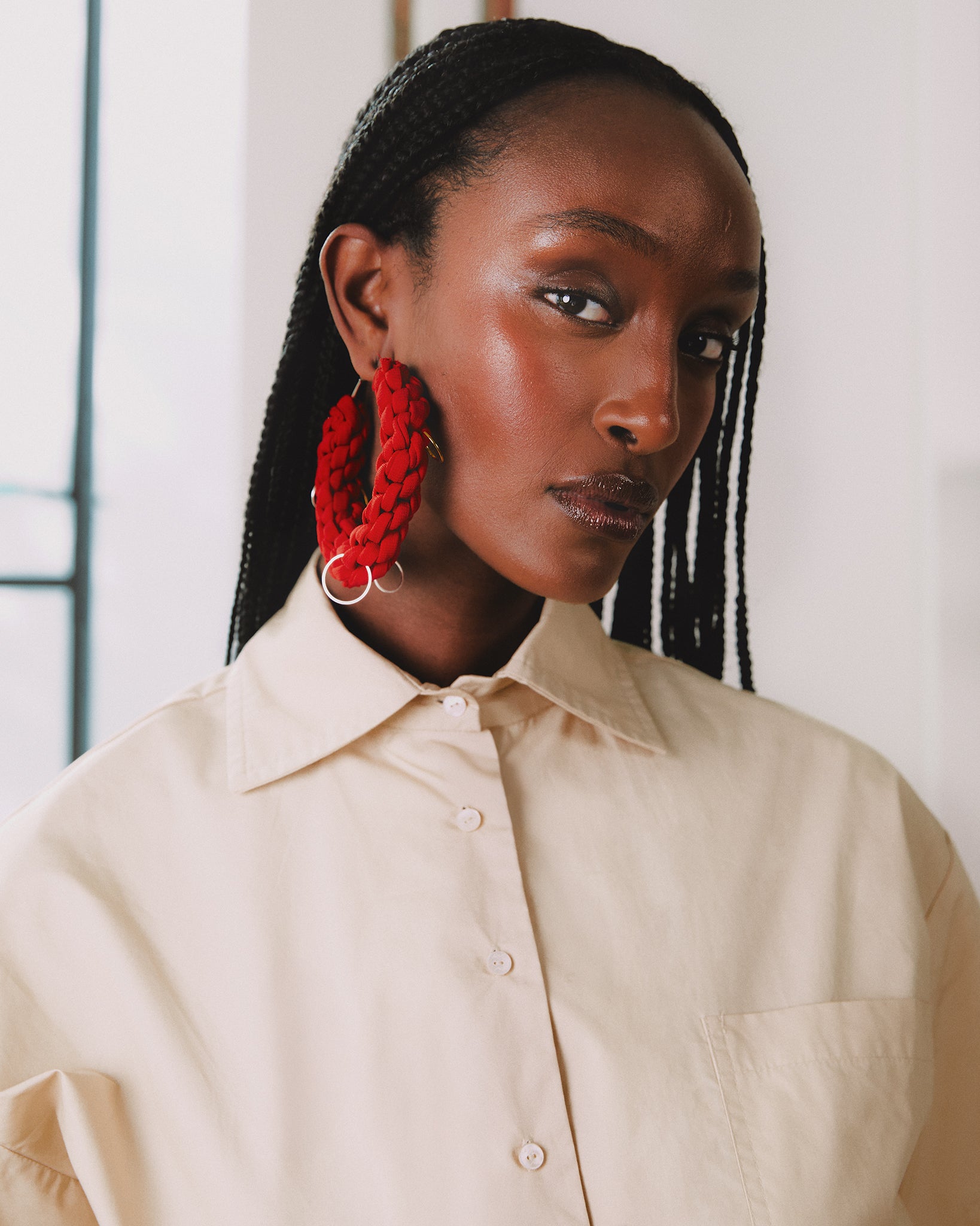 Cropped Wrap Shirt