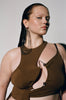 Framed Wrap Top Chestnut