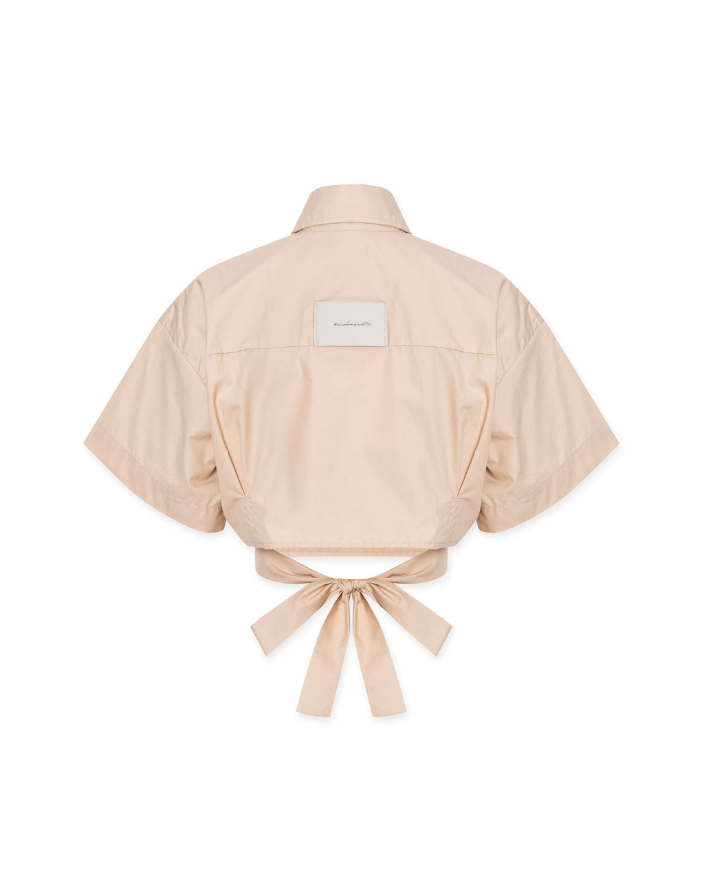 Cropped Wrap Shirt