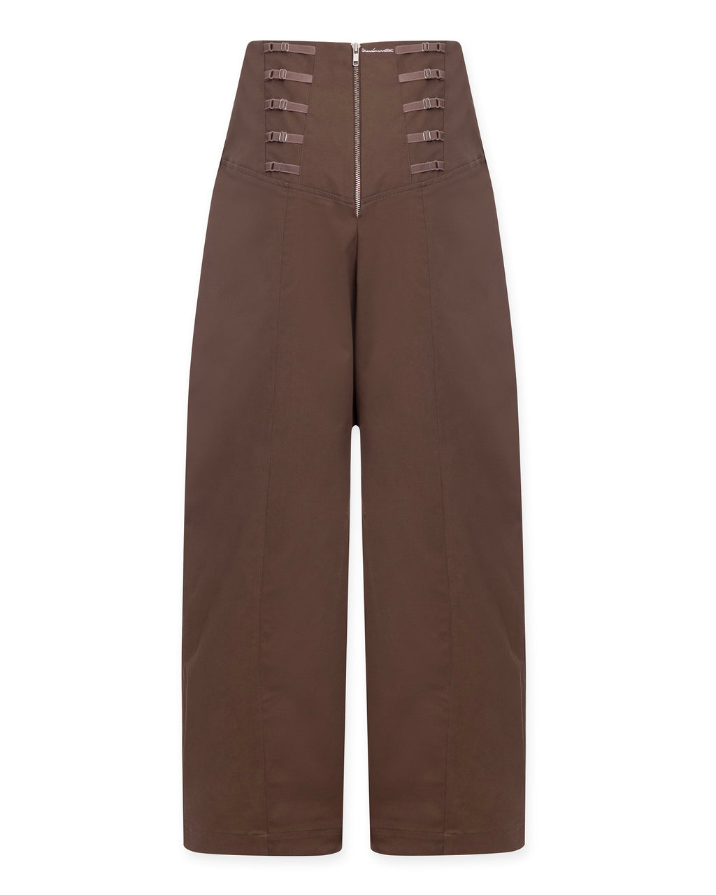 Multi-Strap Trouser - Brown