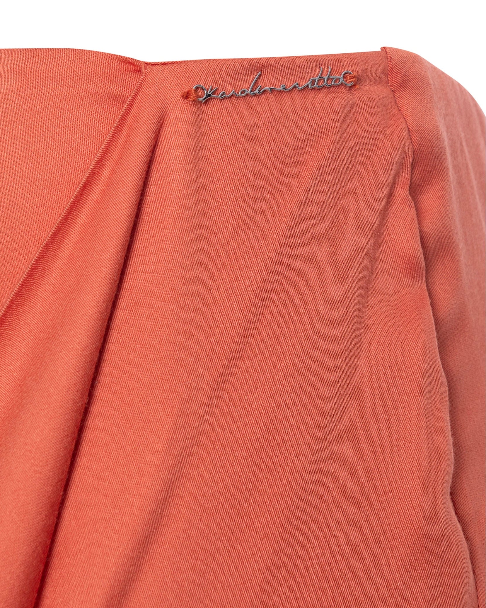Cowl Midi Skirt