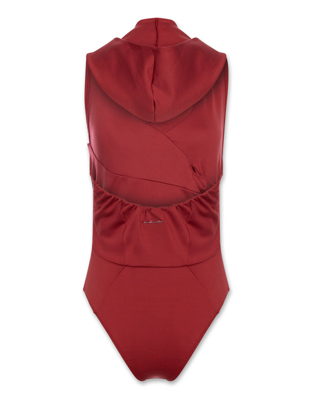 Draped Hood Bodysuit