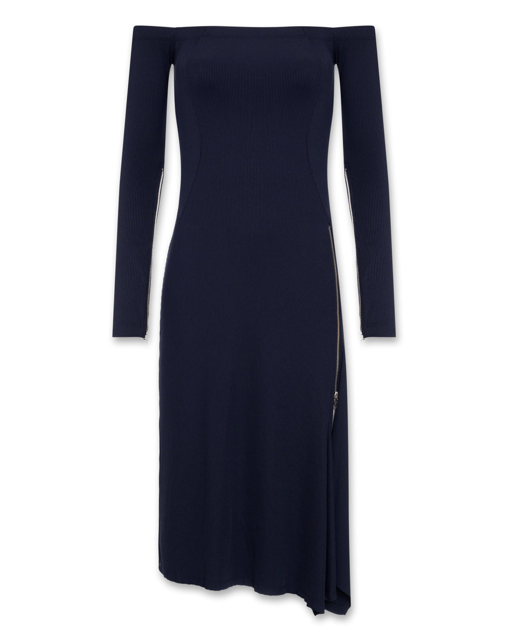 Zip Midi Dress