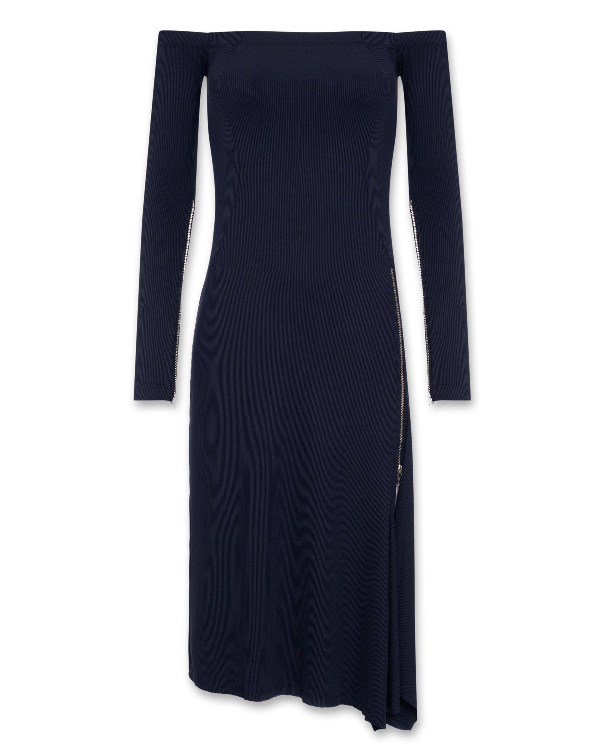 Zip Midi Dress