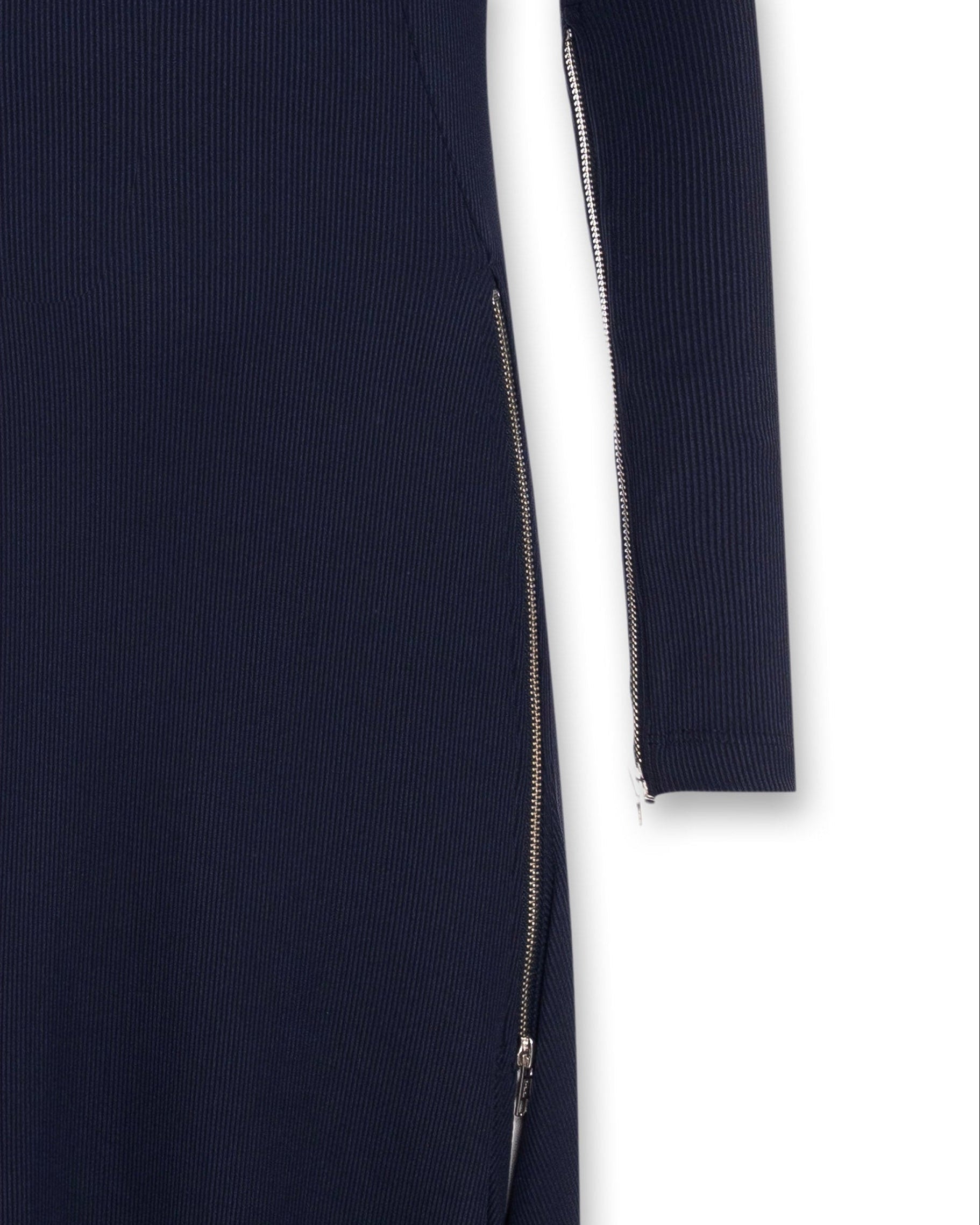 Zip Midi Dress