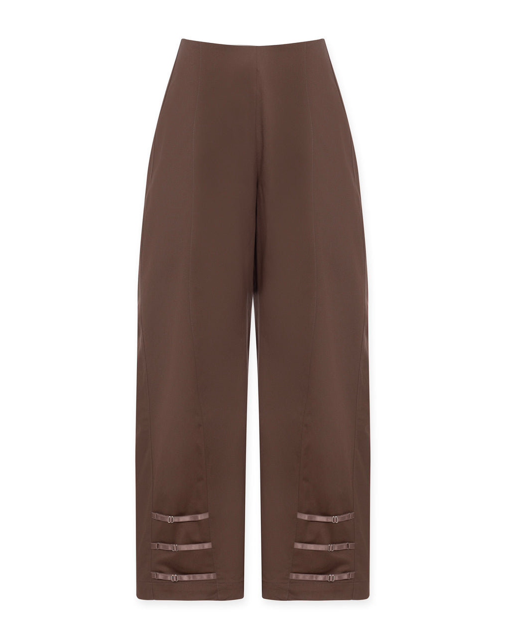 Multi-Strap Trouser - Brown
