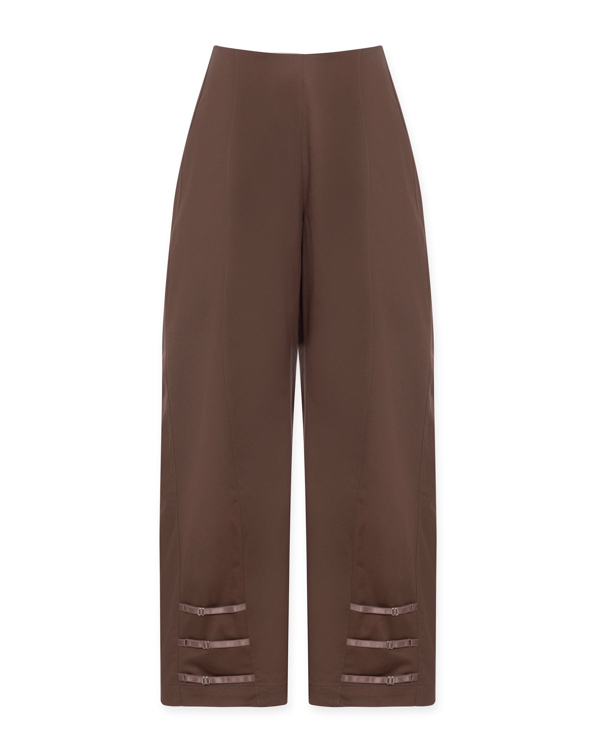 Multi-Strap Trouser - Brown