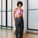 Pinstripe Belly Button Trousers