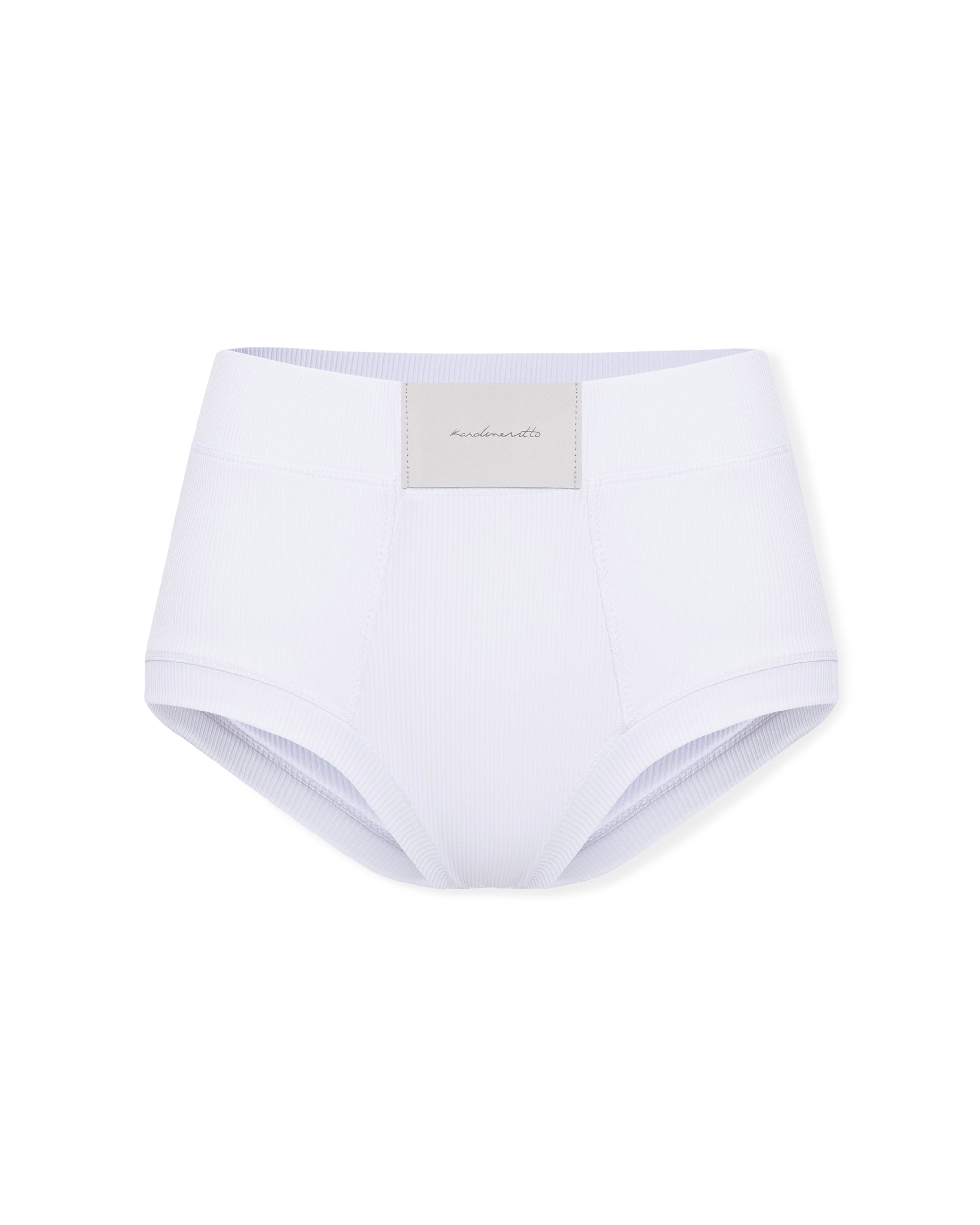 White KV Boxer Shorts