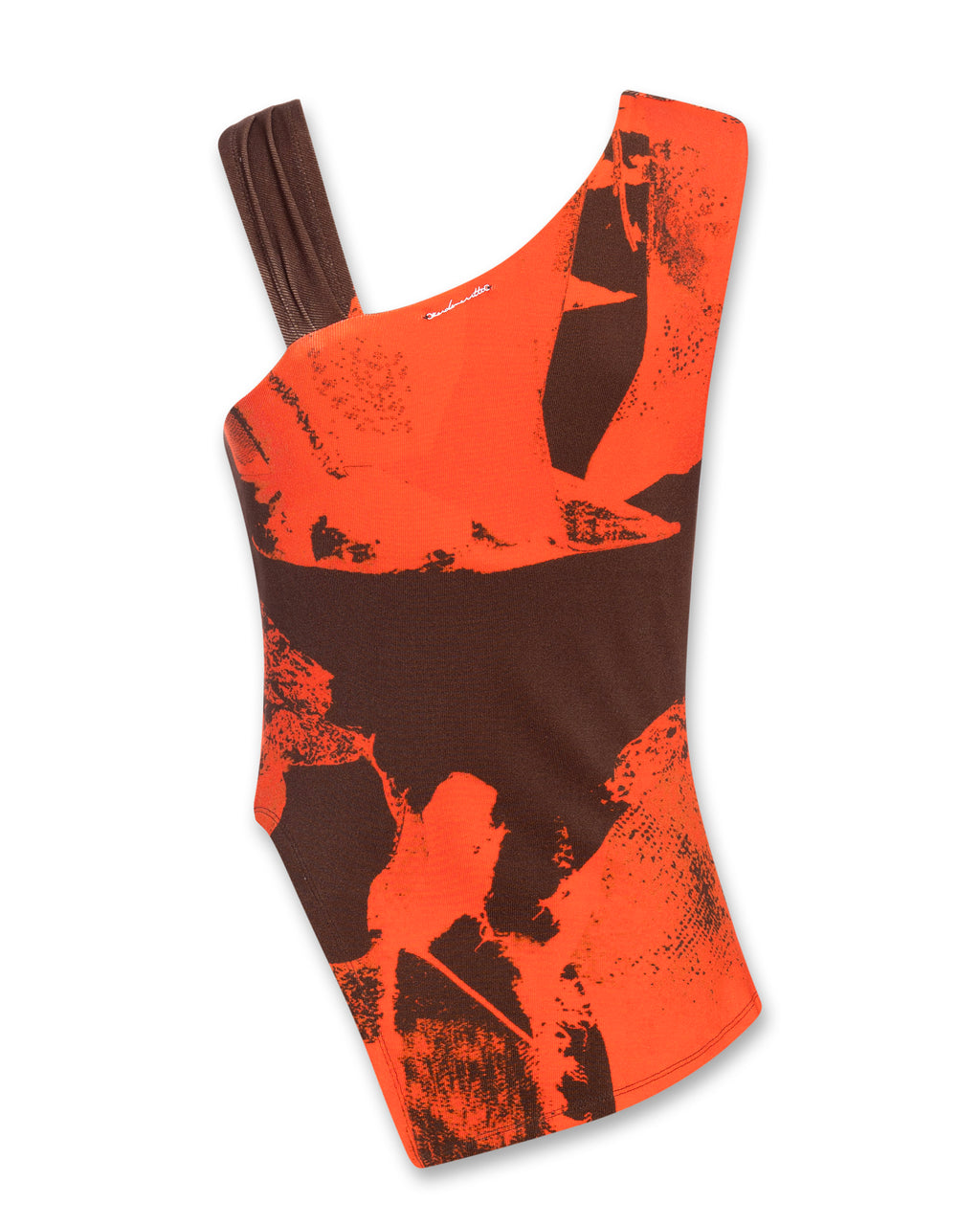 Knot One Sleeve Top - Sunburn Print