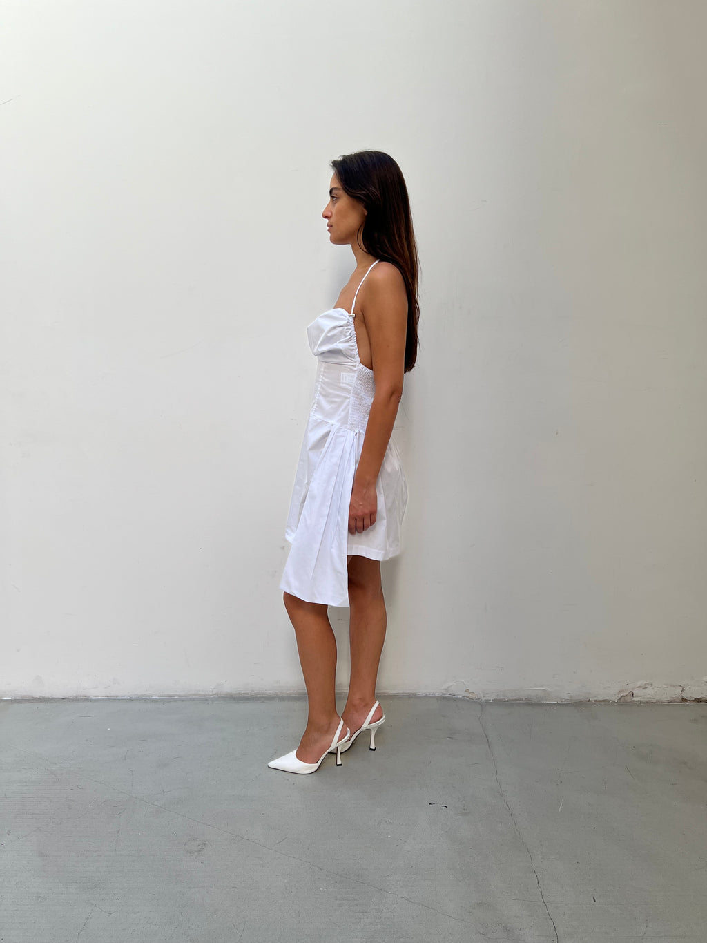 Mini Ruched Summer Dress