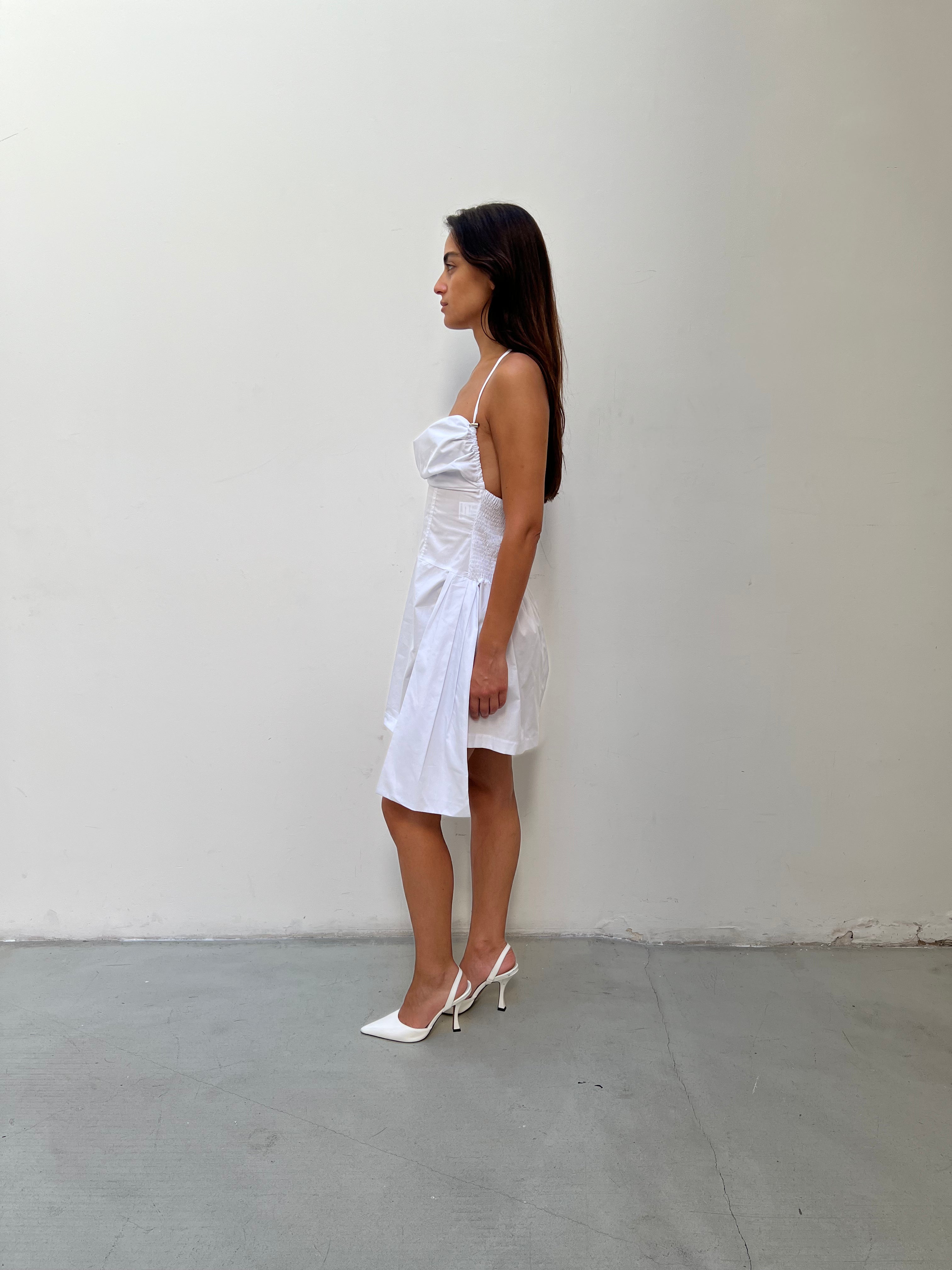 Mini Ruched Summer Dress