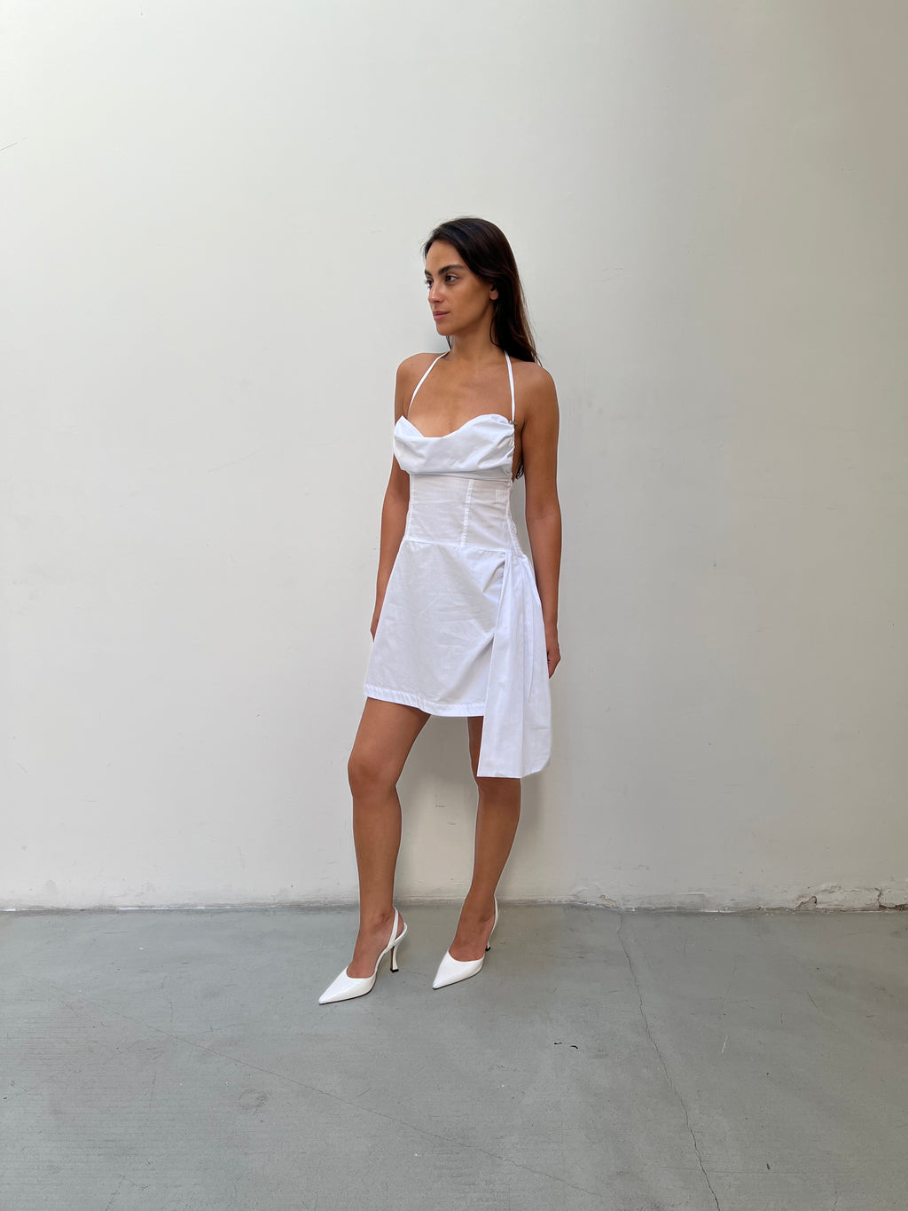 Mini Ruched Summer Dress