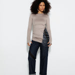 Metal Ladder Long Sleeve Top