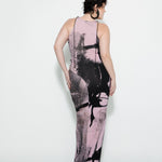 Blur Cutout Maxi Dress