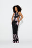 Blur Cutout Maxi Dress