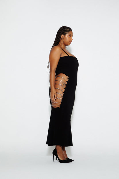 Midi Metal Ladder Dress  Karoline Vitto