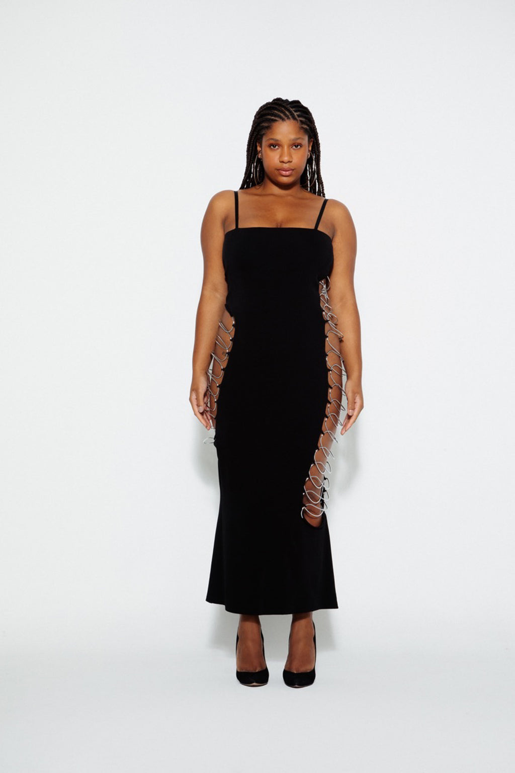 Midi Metal Ladder Dress