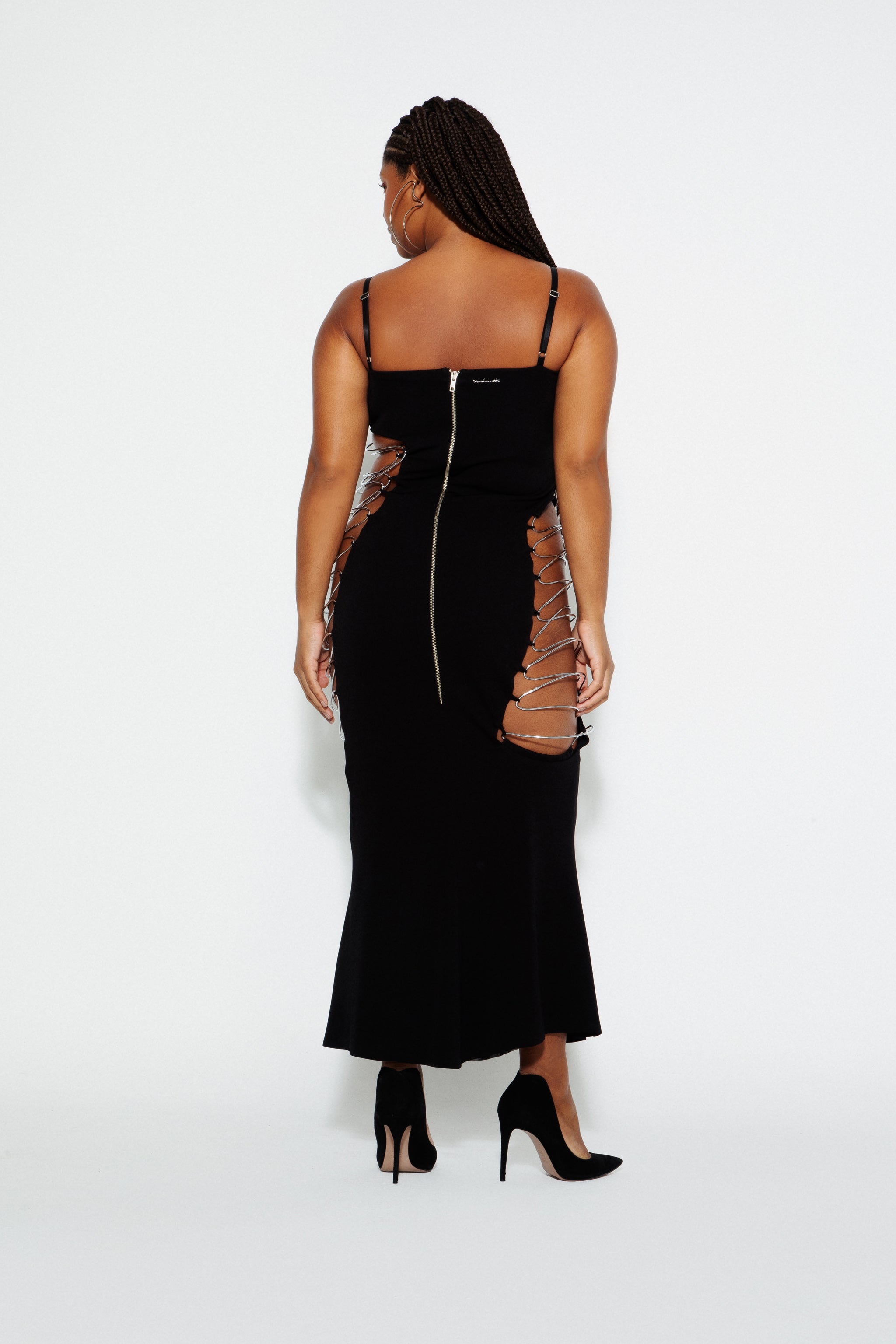 Midi Metal Ladder Dress