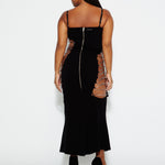 Midi Metal Ladder Dress