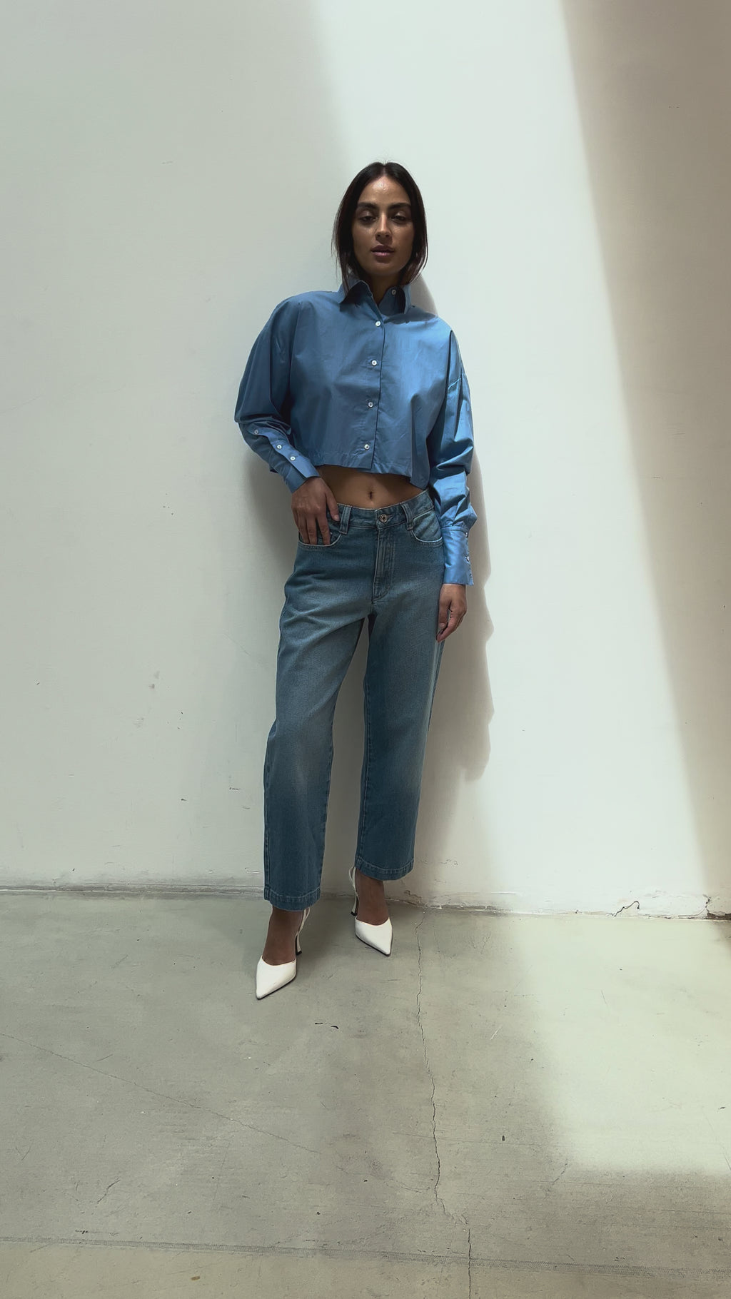 Cropped Boxy KV Shirt