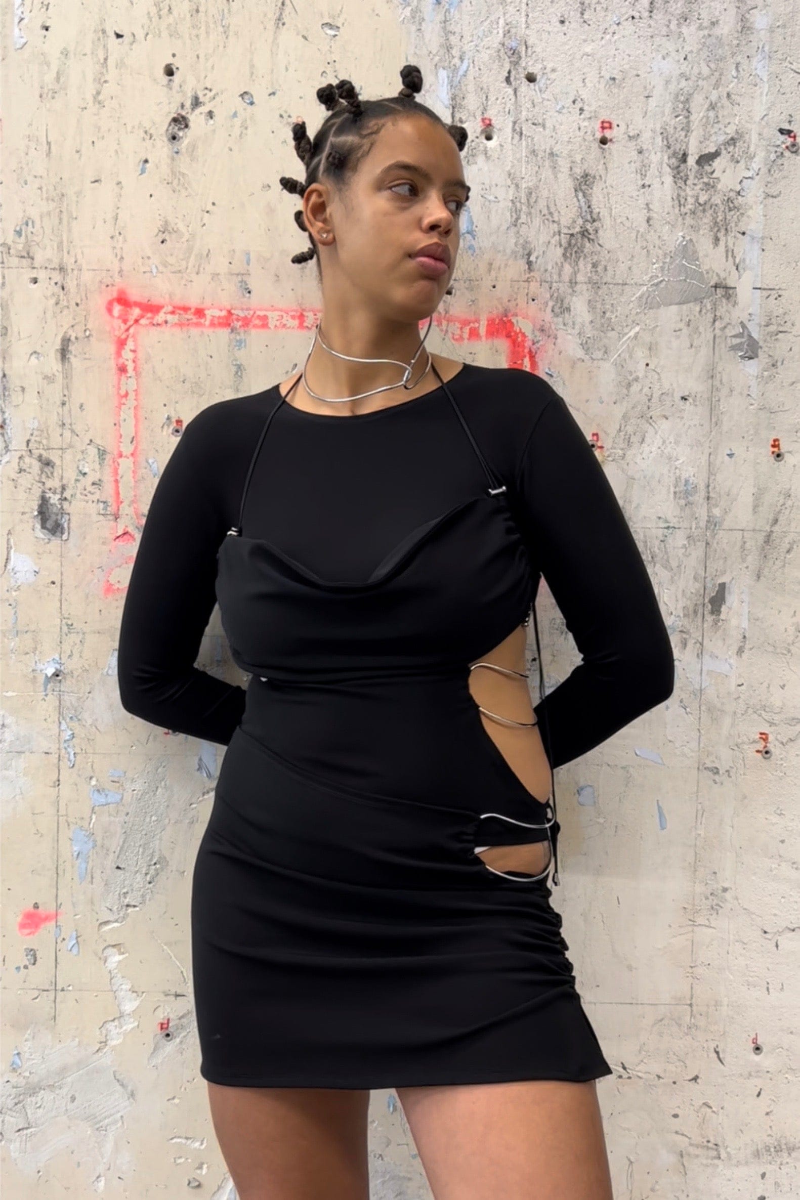 Barely There Top Cowl Neck